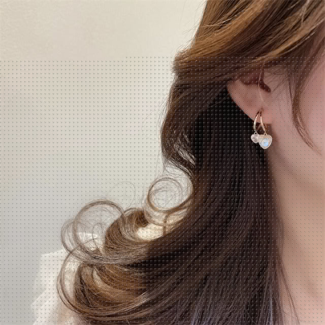 Gold Heart Earrings