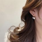 Gold Heart Earrings