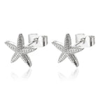 Pendientes de estrellas de mar para mujer