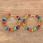 7 Chakra Hoop Earrings for Women