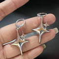 Pendientes de Aro Doble Estrella