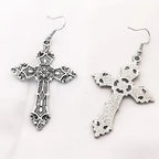 Gothic Style Cross Earrings for Women