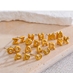 Boucles d'oreilles personnalisées avec initiale 