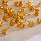 Boucles d'oreilles personnalisées avec initiale