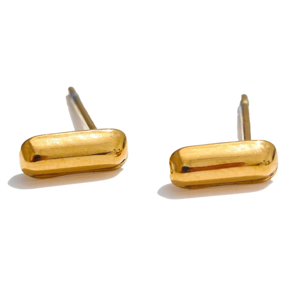 Boucles d'oreilles personnalisées avec initiale i