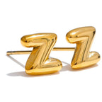 Boucles d'oreilles personnalisées avec initiale z