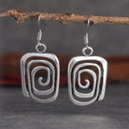 Boucles d'Oreilles Ethniques Pendantes Géométriques