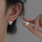 Boucles d'oreilles femme noeud papillon