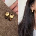 Women's Tiger Eye Stone Earrings