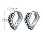Men's Viking Geometric Earrings3