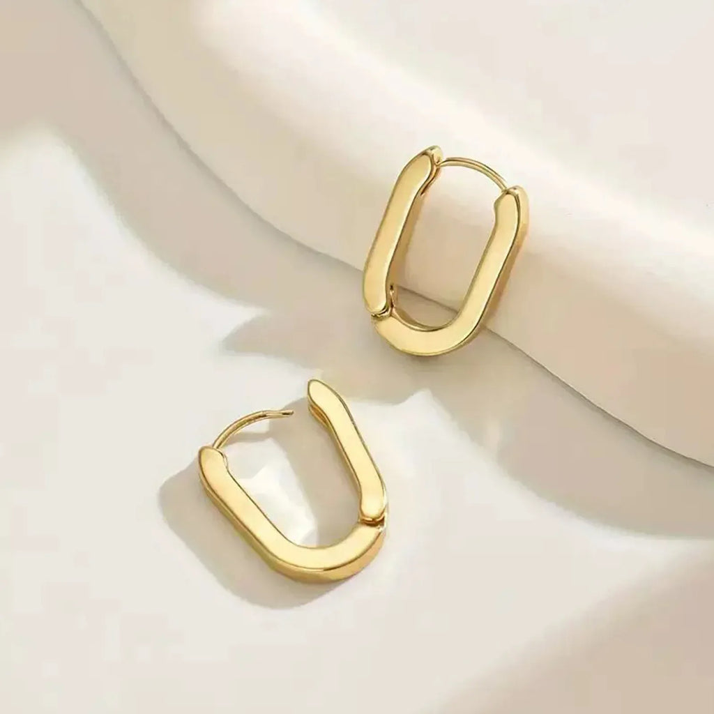 Boucles d'oreilles géométriques élégantes