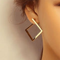 Boucles d'Oreilles Géométriques Or