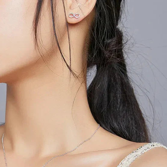Multicolor Infinity Earrings