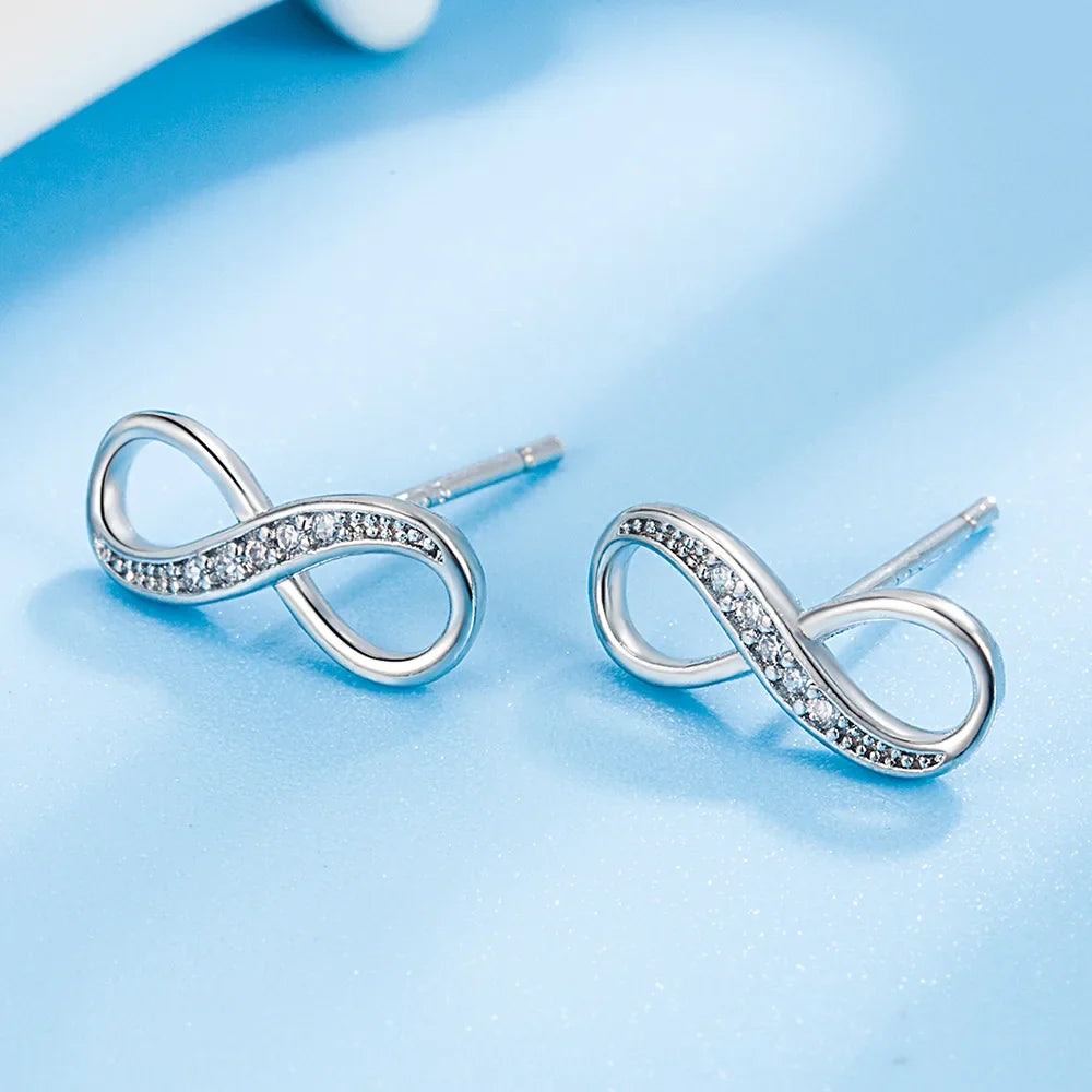 Pendientes Infinito Zirconio