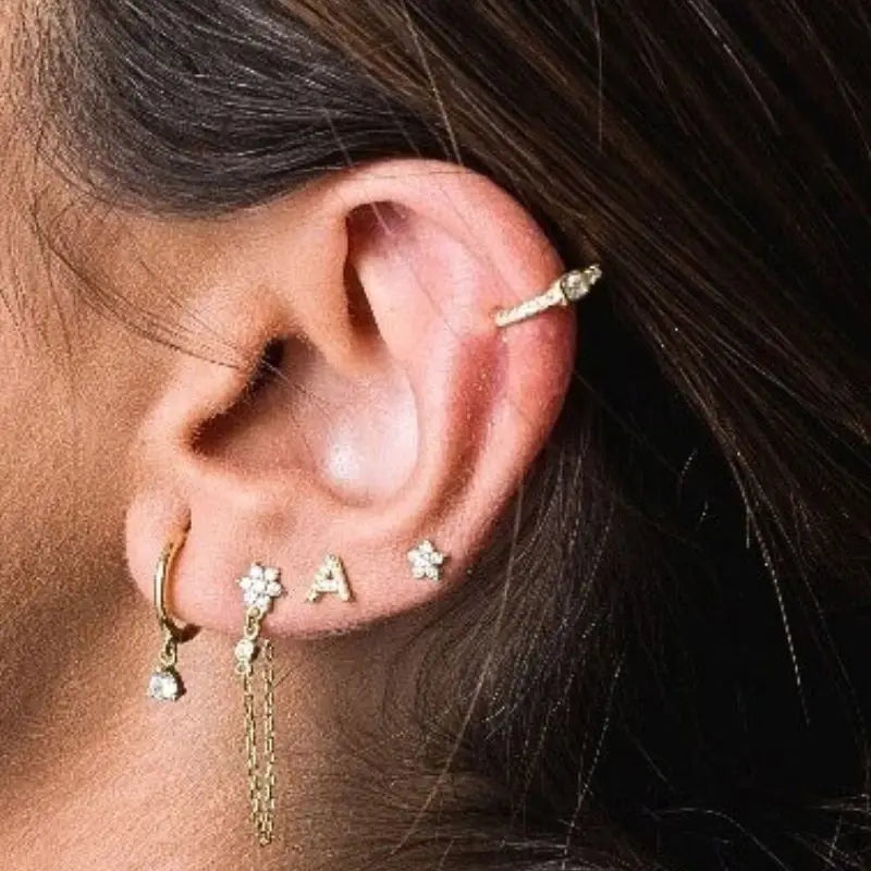 Boucles d'oreilles initiale