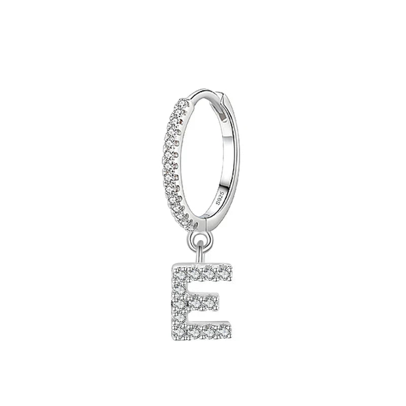 Initial letter earrings