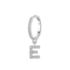 Initial letter earrings