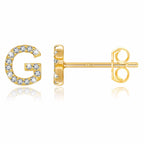 Boucles d'oreilles initiale or g