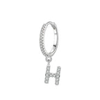 Initial letter earrings