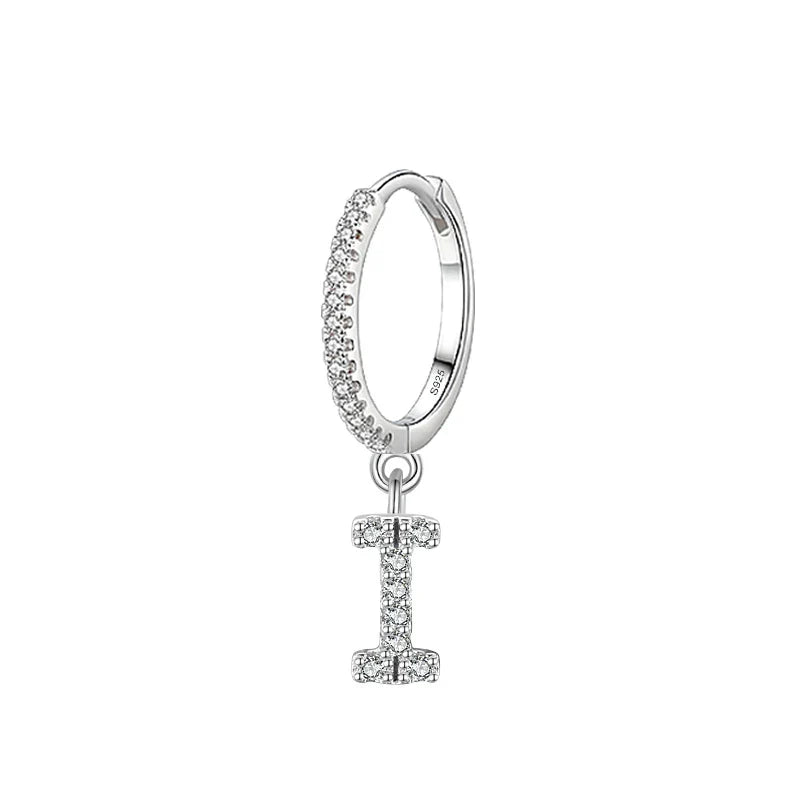 Initial letter earrings
