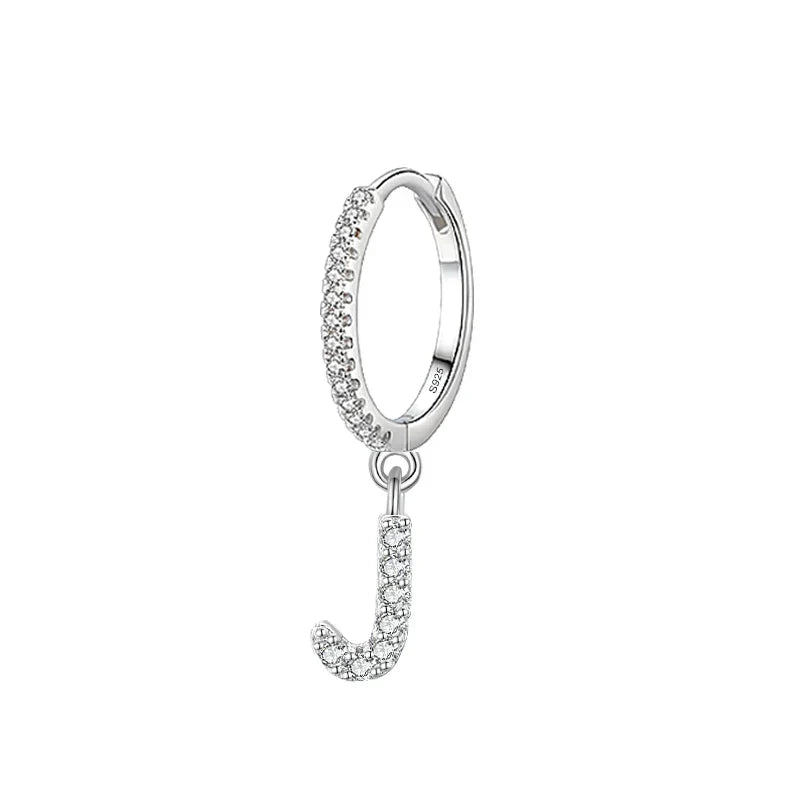 Initial letter earrings