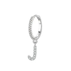 Initial letter earrings