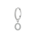 Initial letter earrings