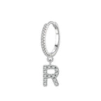 Initial letter earrings