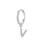 Initial letter earrings