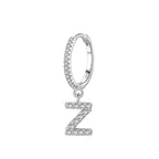Initial letter earrings