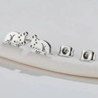 Pendientes de Koala Lindos en Plata