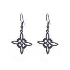 Witch's Knot Dangle Earrings for Women's Wiccan Protection