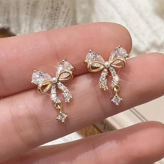 Pendientes de lazo para mujer 