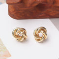 Twisted knot earrings