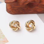 Twisted knot earrings
