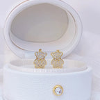 Bear Gemstone Earrings