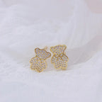 Bear Gemstone Earrings