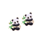 Pendientes de Bambú Panda