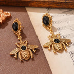 Bee dangle earrings