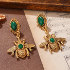 Bee dangle earrings