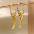 Women's angel wings drop earrings
