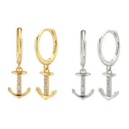 Anchor Drop Earrings