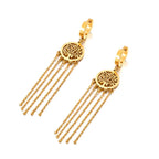 Pendientes Colgantes con Árbol de la Vida en oro