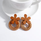 Pendientes Colgantes de Estilo Bohemio Efecto Natural