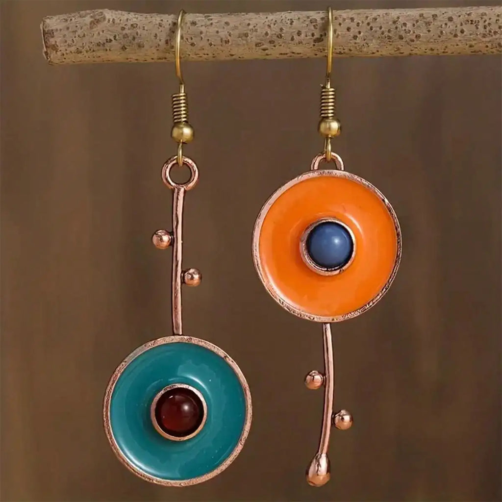 Boucles d'Oreilles Pendantes Ethniques Atypiques