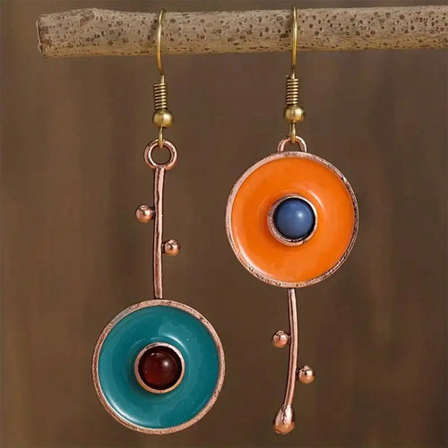 Atypical Ethnic Dangle Earrings