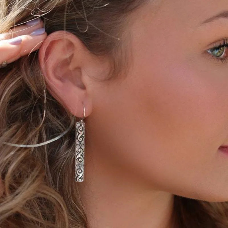 Pendientes Colgantes Étnicos de Estilo Vintage