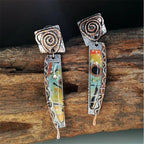Boucles d'Oreilles Pendantes Ethniques Tribales