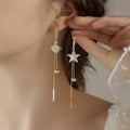 Boucles d'Oreilles Pendantes Etoile et Planète