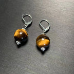 Women's Tiger Eye Dangle Earrings